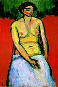 Alexej von Jawlensky, Sitzender weiblicher Akt